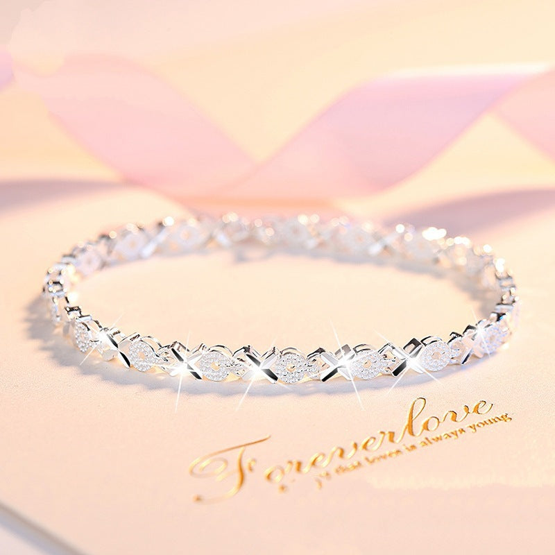 Náramek Love New Fashion 925 Sterling Silver pro ženy【30%SLEVA】