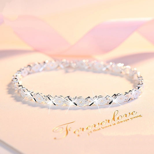 Náramek Love New Fashion 925 Sterling Silver pro ženy【30%SLEVA】