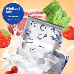 【30 sáčků】 antibakteriálních hliníkových sáčků, super snadno použitelných, pro zachování čerstvosti.